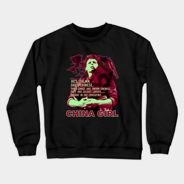 China Girl Crewneck Sweatshirt by The Dark Vestiary